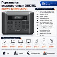 Портативная электростанция Oukitel BP3000E 3200W / 2048Wh LiFePO4 в Торезе