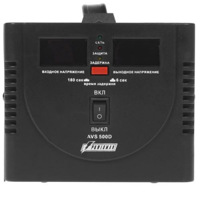 Стабилизатор напряжения PowerMan AVS 500D Black в Торезе