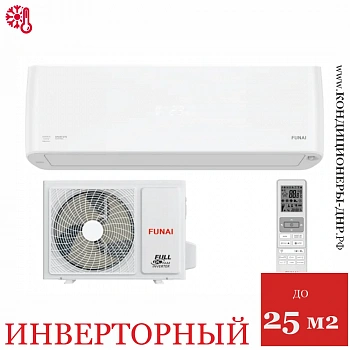 Кондиционер Funai RACI-EM25HP.D04/S/RACI-EM25HP.D04/U Emperor Smart Eye Inverter в Торезе