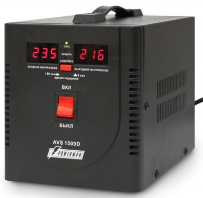 Стабилизатор напряжения PowerMan AVS 1500D Black в Торезе