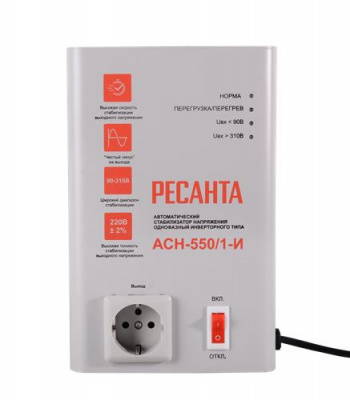 Стабилизатор напряжения Ресанта АСН-550/1-И в Торезе