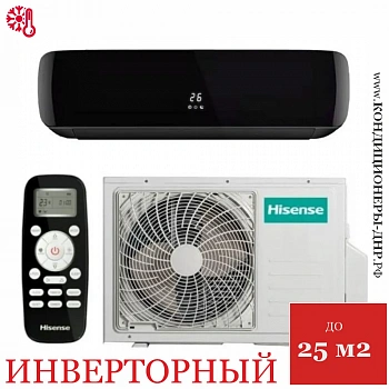 Кондиционер Hisense AS-10UW4RVETG01G(B)/AS-10UW4RVETG01W(B) BLACK CRYSTAL Super DC Inverter в Торезе