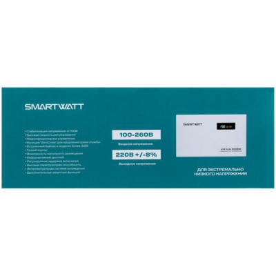 Стабилизатор напряжения SMARTWATT AVR SLIM 3000RW в Торезе