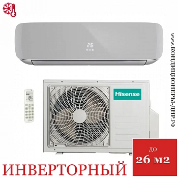 Кондиционер Hisense AS-10UW4RVETG01G(S)/AS-10UW4RVETG01W(S) Silver Crystal Super DC Inverter в Торезе
