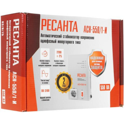 Стабилизатор напряжения Ресанта АСН-550/1-И в Торезе